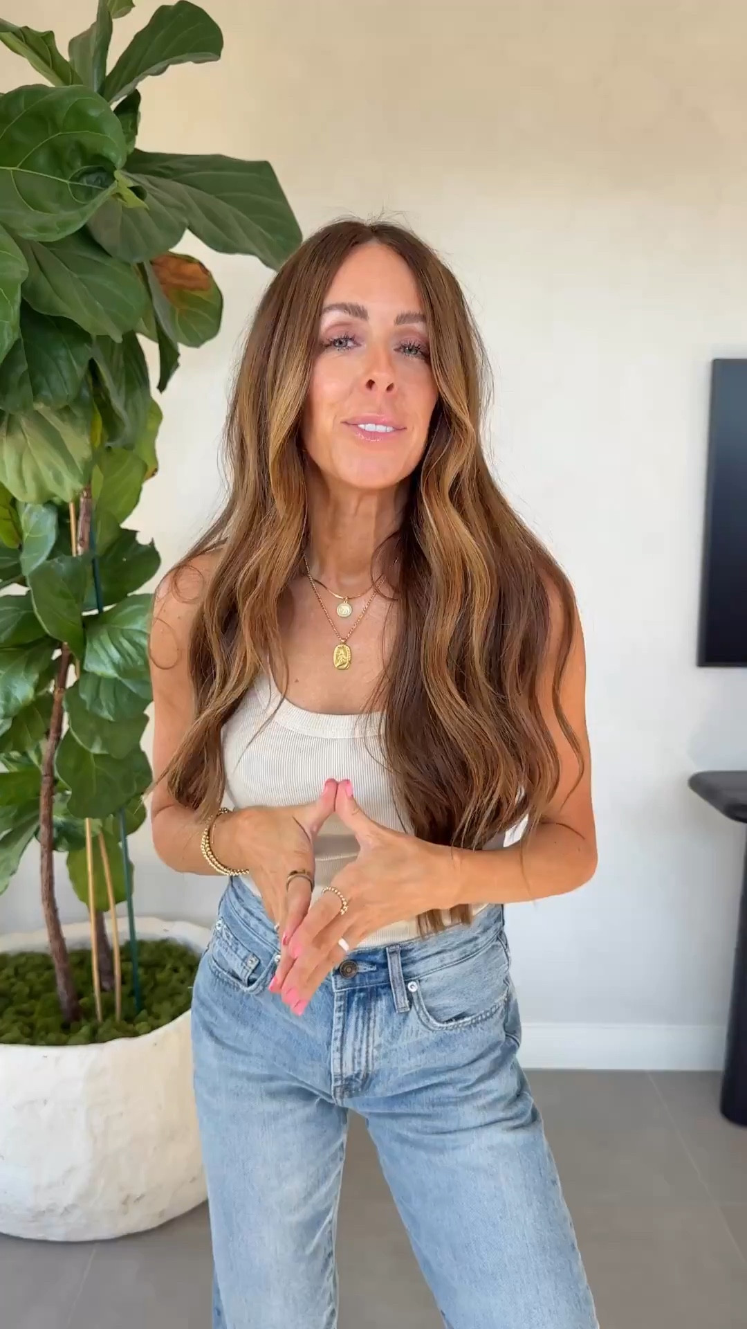 Best spring tank top! Also linked the Pistola jeans, they are the Bowie color and I cut the bottoms to fray them!

Spring fashion, spring tank top, trendy fashion

#LTKootd #LTKSeasonal #LTKmomlife