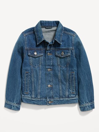 Gender-Neutral Cotton Non-Stretch Jean Jacket for Kids | Old Navy (US)
