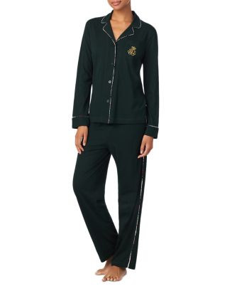 Ralph Lauren Long Sleeve Notch Collar Long Pants Pajama Set  | Bloomingdale's Women | Bloomingdale's (US)