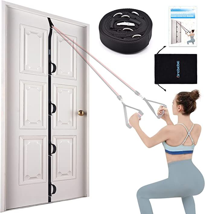 Amazon.com: Brebebe Door Anchor Strap for Resistance Bands Exercises, Multi Point Anchor Gym Atta... | Amazon (US)