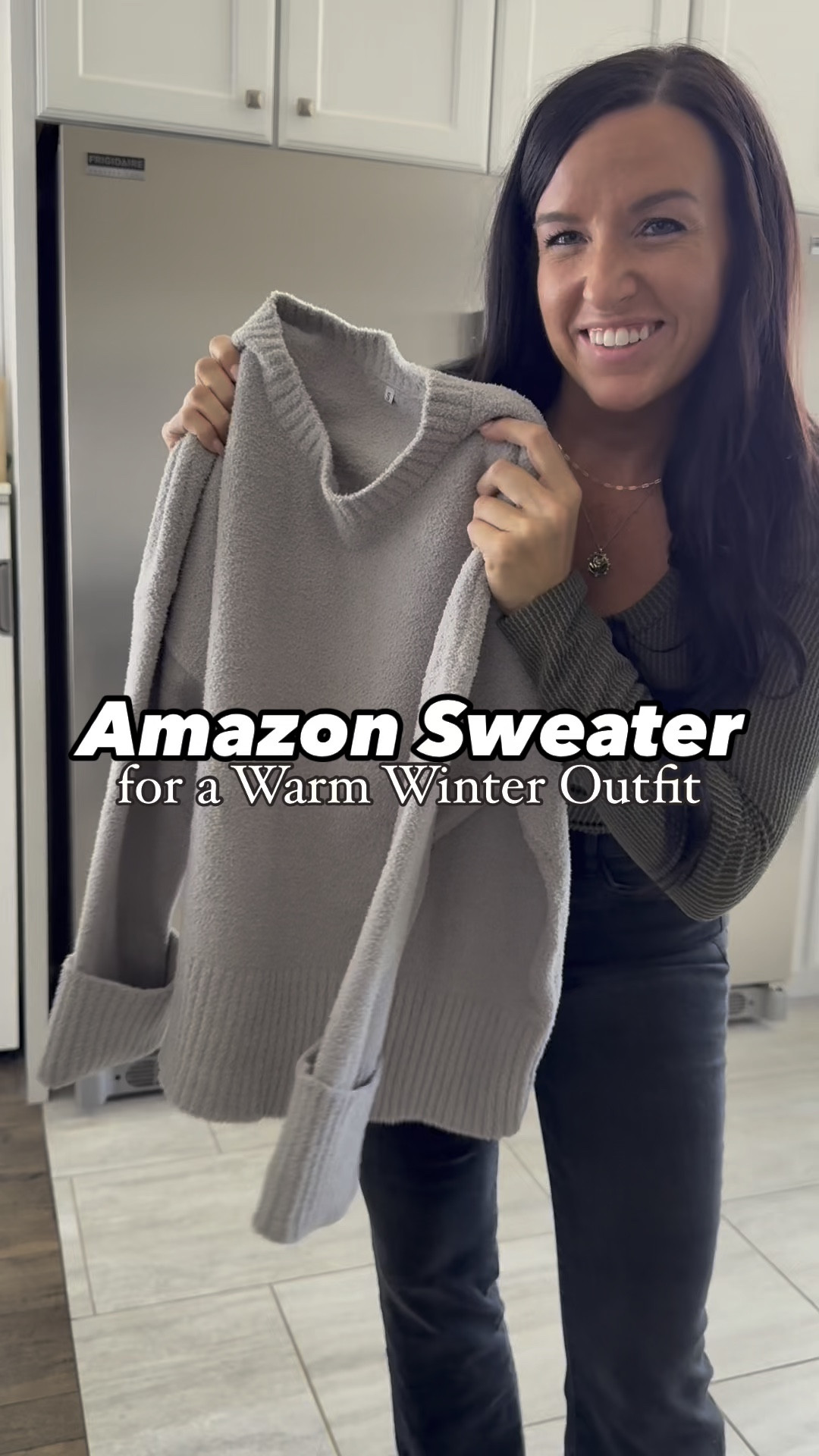 $33 Sweater + Jeans winter outfit, perfect for teaching, shopping, or meeting up with friends! ☕️ 


Size and fit details: (I’m 5’5” and usually wear a 4/27 and S for reference.)
The sweater has a cozy oversized fit, I’m in my normal size S. I love these jeans because they are a stretchy denim will still having a hugging fit and don’t stretch out around the bum. I sized down one size to a 2.

• My necklace is from@madisonjamesjewelry
Use code MJ20 for 20% off your first
purchase!


#Itksalealert #Itkseasonal #ltkover40 #ltkstyletip #Itkworkwear #amazonfashion #amazonfashionfinds @amazonfashion #sweaterweather #casualstyle #straightlegjeans #styleover40 #sweateroutfit #amazonsweater #affordablefashion 

#LTKWatchNow #LTKFindsUnder50