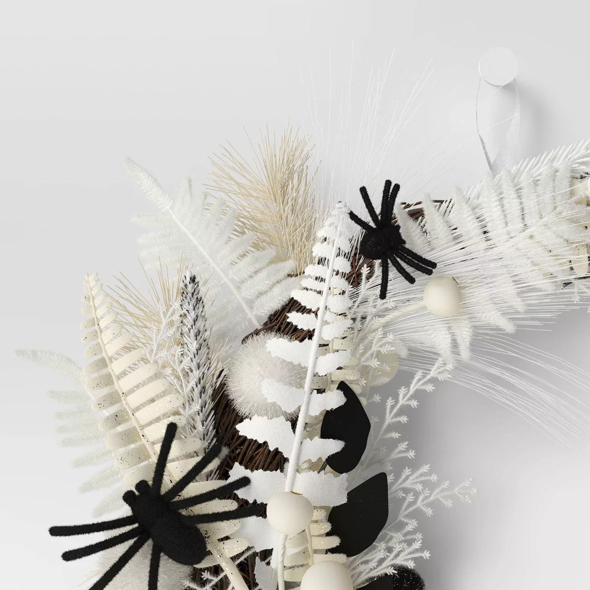 16" Halloween Greenery Wreath Moon - Hyde & EEK! Boutique™ | Target