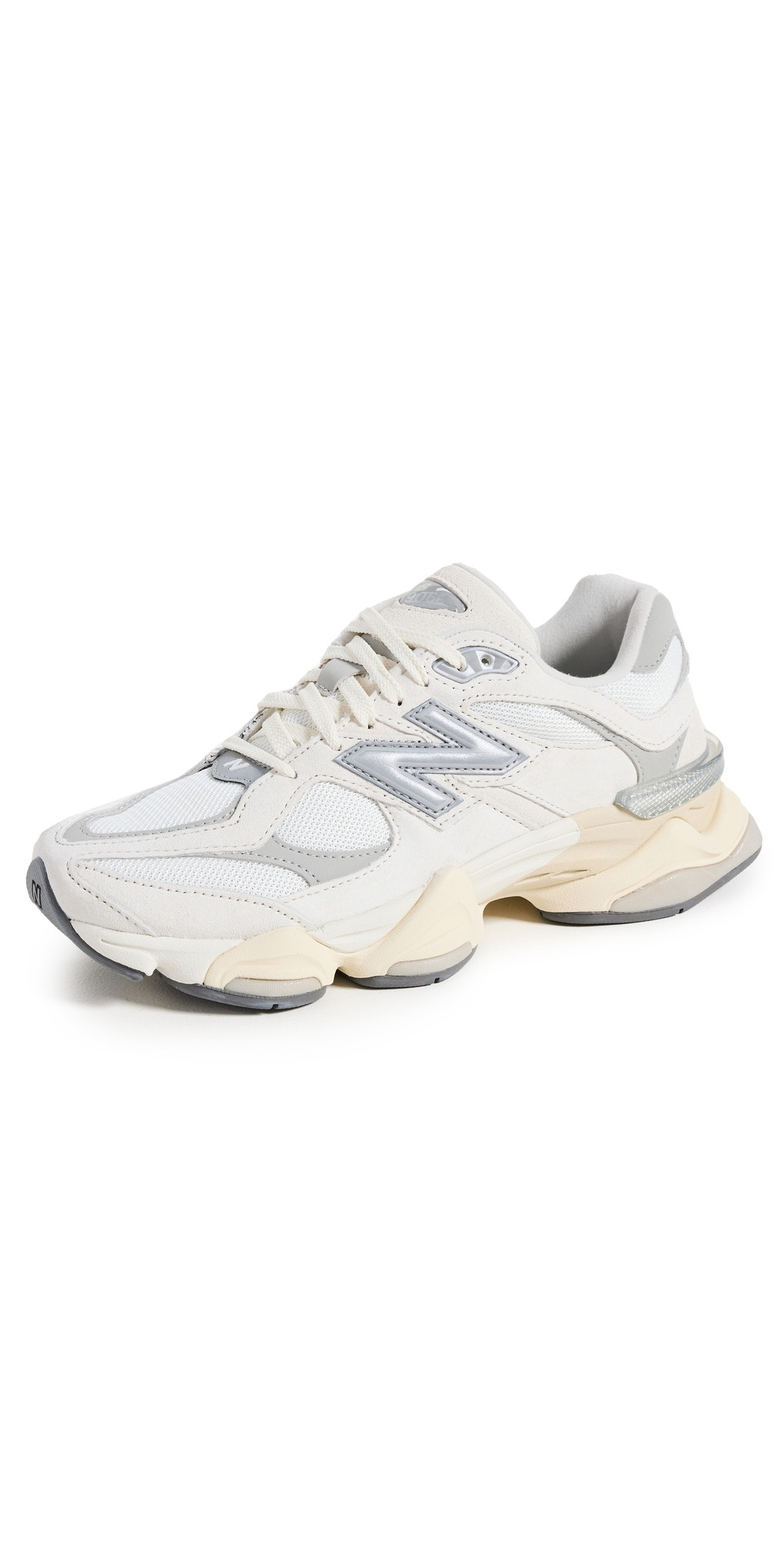 New Balance 9060 Unisex Sneakers White/Grey M 9.5/ W 11 | Shopbop
