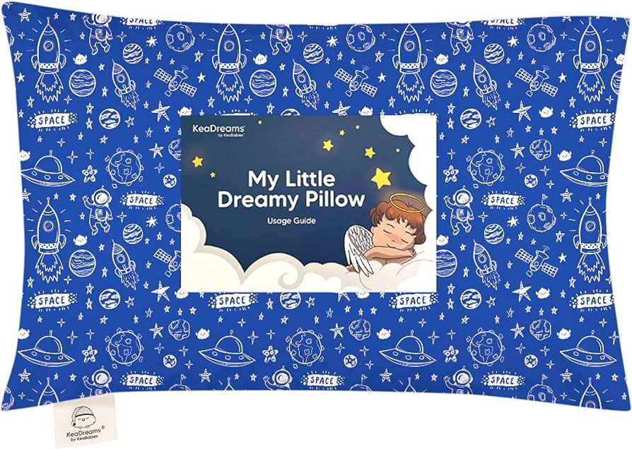 Toddler Pillow with Pillowcase - 13x18 My Little Dreamy Pillow - Organic Cotton Toddler Pillows f... | Amazon (US)