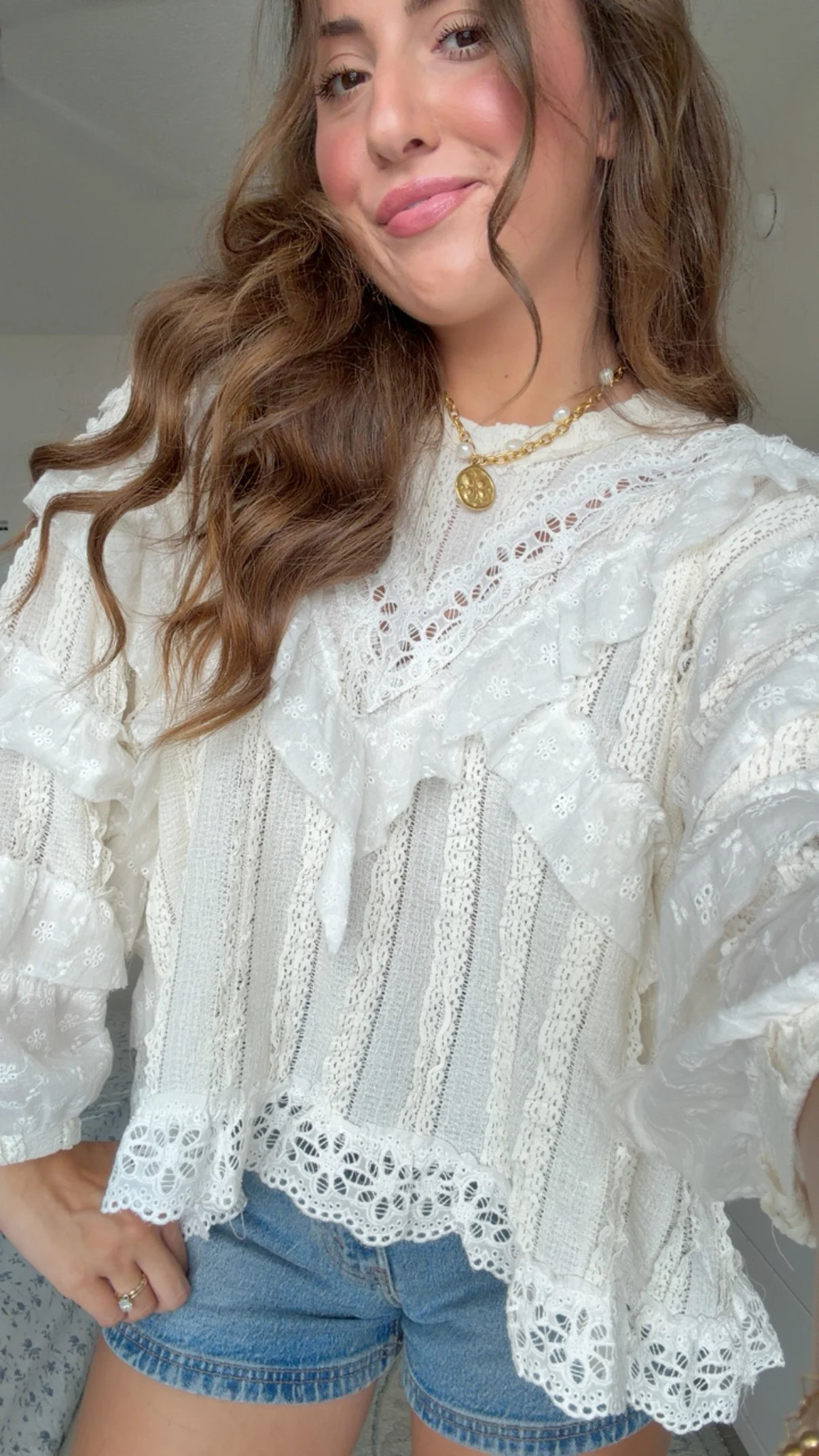 The Garden Party Blouse - Ivory | Shop Fruitful Co.
