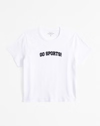 Short-Sleeve Go Sports Graphic Skimming Tee | Abercrombie & Fitch (US)