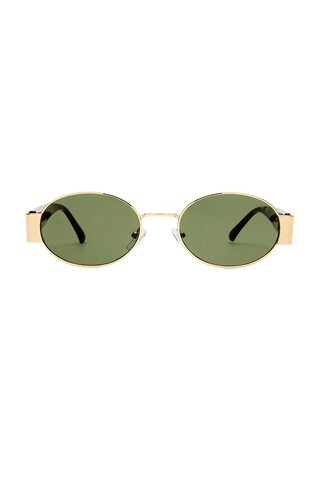 AIRE Mars Ii Sunglasses in Gold, Dark Tort, & Green Mono from Revolve.com | Revolve Clothing (Global)