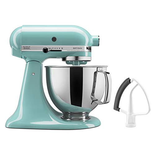KitchenAid KSM150FEAQ Value Bundle Artisan 5 Quart Stand Mixer, Aqua Sky | Amazon (US)