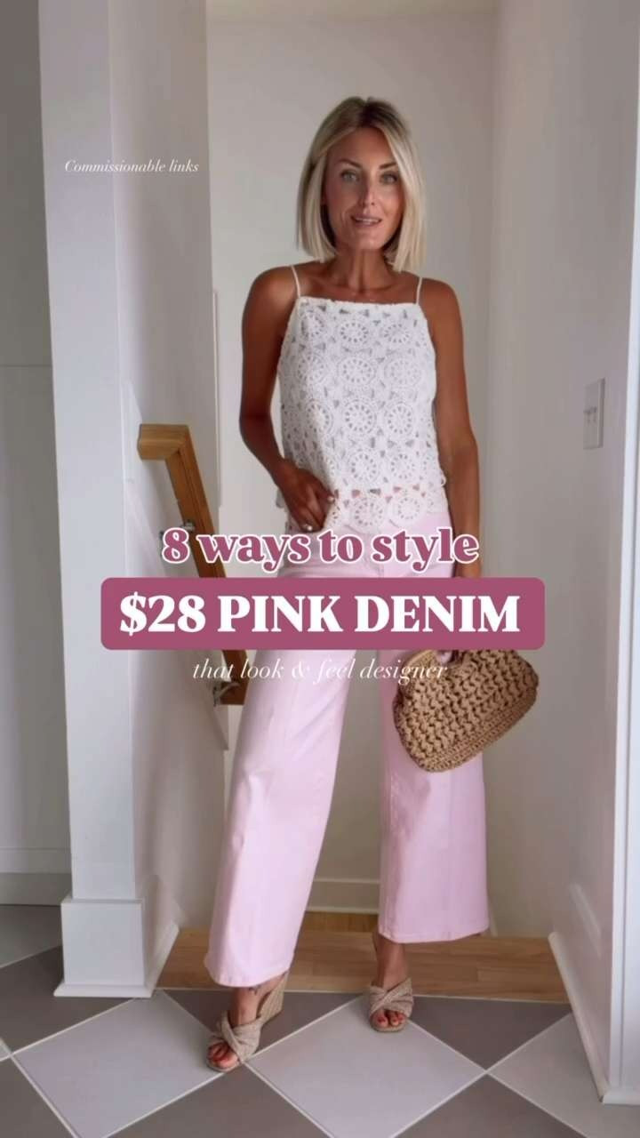I am obsessed with these pink jeans I recently got from Walmart! They are under $30! 👏🏼 Rounding up a few looks of ways to style them for the summer! Wearing size 2! 

Loverly Grey, Walmart, pink denim, pink jeans, summer outfit, summer workwear 

 

#LTKSeasonal
