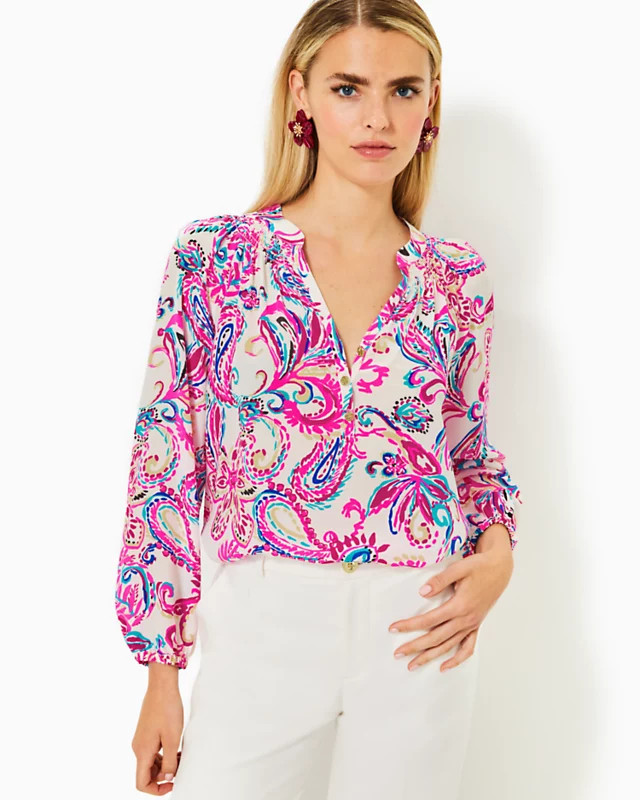Elsa Silk Top | Lilly Pulitzer | Lilly Pulitzer