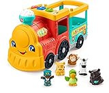 Amazon.com: Fisher-Price Little People Big Animal Train Toy with Lights Music and Smart Stages Le... | Amazon (US)