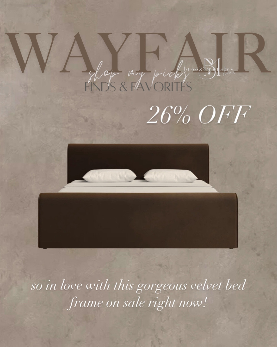 This gorgeous velvet bed frame is 26% off right now! 

#LTKHome #LTKSaleAlert #LTKxWayfair