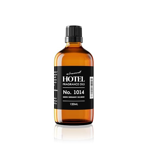 AirScent Hotel Diffuser Oil No. 1014 - The Iconic 5-Star Hotel Coastal Blend - Lemon Bergamot Sea Breeze - 120 mL Hotel Diffuser Oil for Ultrasonic and Waterless Diffusers and Crafting | Amazon (US)