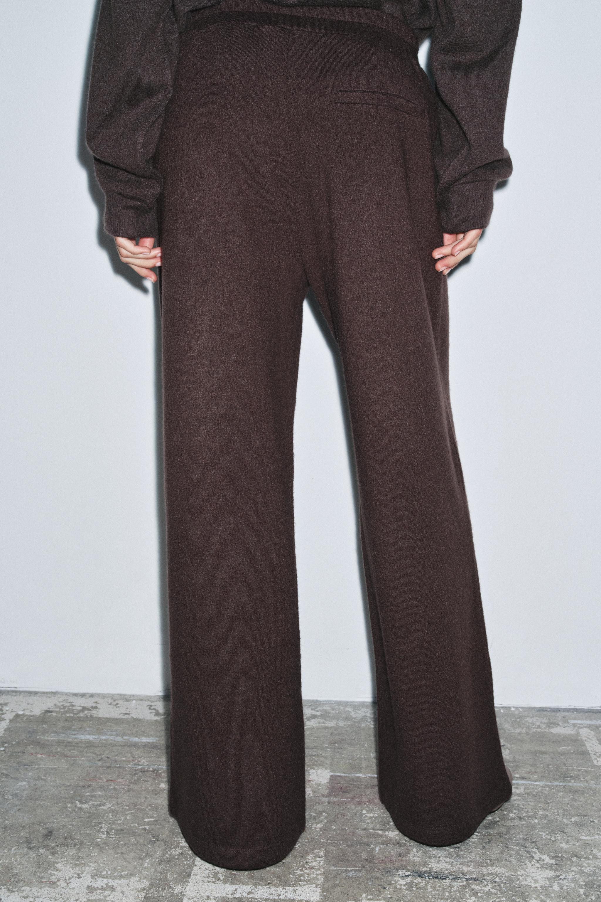 SOFT WIDE-LEG TROUSERS | Zara UK