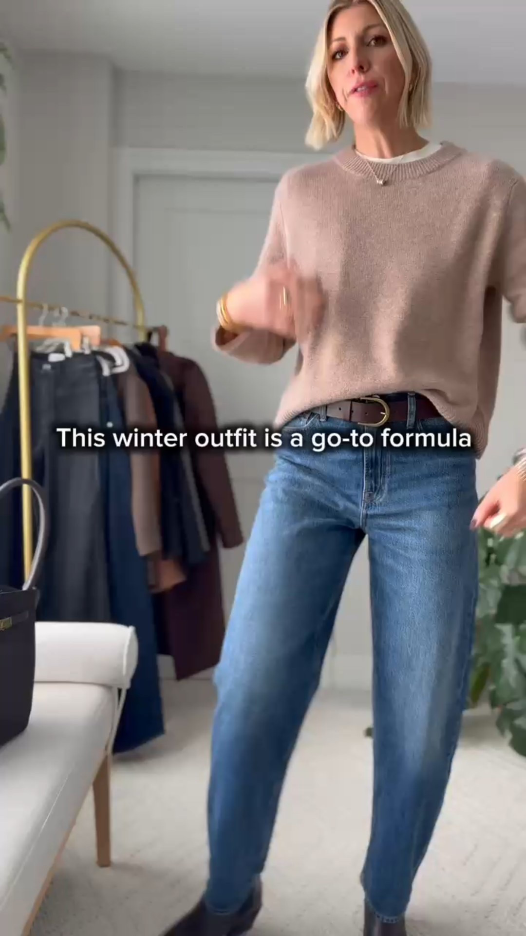 Copy this look for your winter go to formula!

#LTKOver40 #LTKgrwm #LTKootd