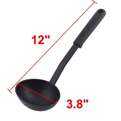 Unique Bargains Household Kitchenware Tableware Plastic Spoons 12" x 3.8" Black 1 Pc | Target