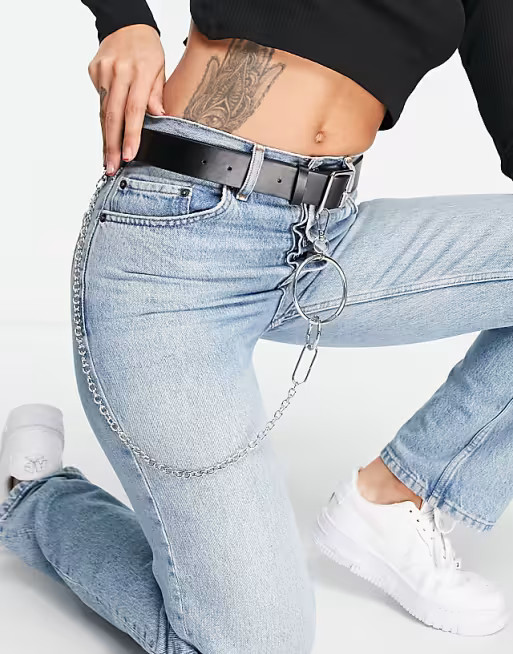 SVNX chain belt in black | ASOS (Global)