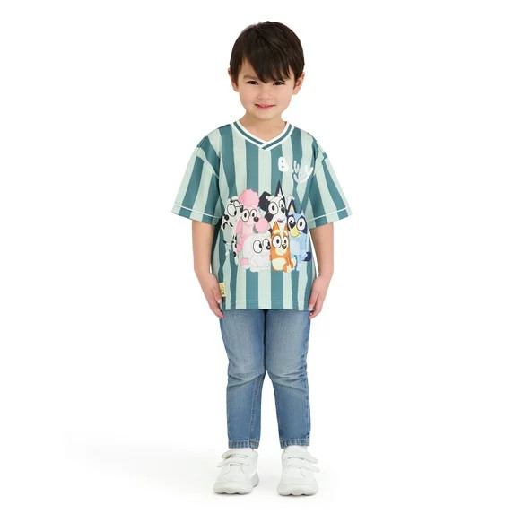Bluey Toddler Short Sleeve Jersey, Sizes 12 Months-5T | Walmart (US)