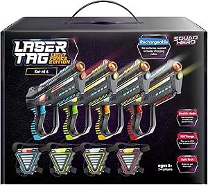 Amazon.com: Rechargeable Laser Tag Set for Kids, Teens & Adults, with Gun & Vest Sensors - Fun Id... | Amazon (US)
