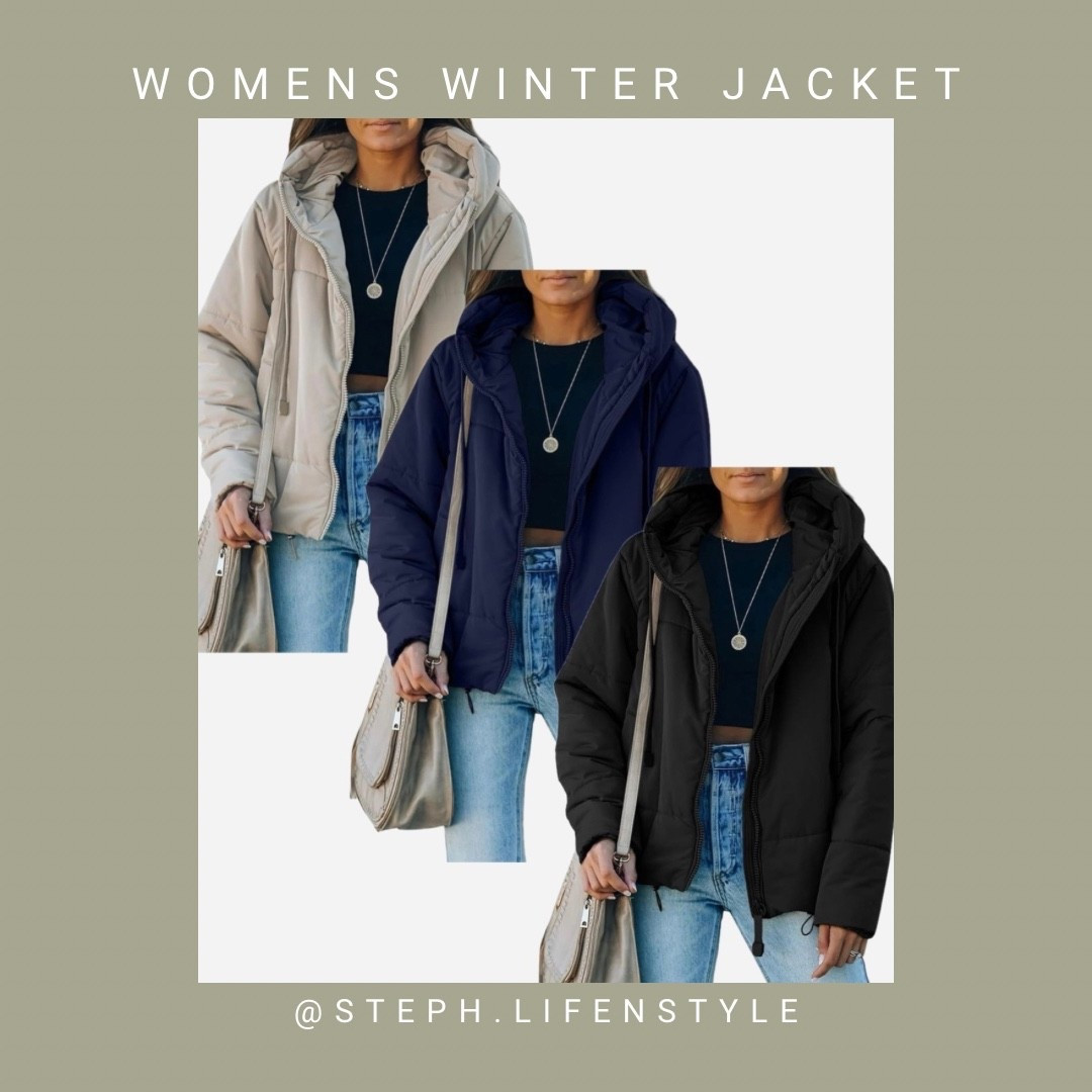 Women’s winter puffer jacket! 
Full zipper with a hood. Comes in a few colors! So cute and comfy! ♥️
#winterjacket #winter #jacket #womens #womensjacket #womenswinterjacket #pufferjacket #amazon #like #comment #save #share #follow 

#LTKSeasonal #LTKFindsUnder100