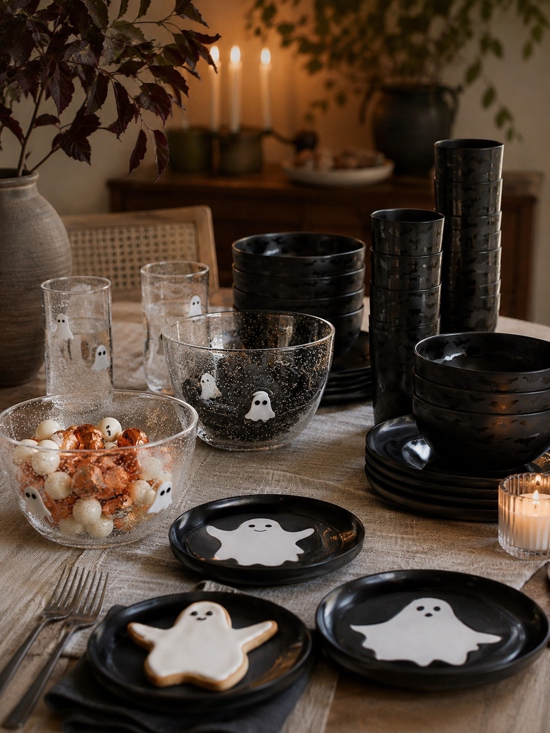 Walmart Falloween Table Inspiration 👻🖤

Turn everyday meals into a festive celebration with these adorable Walmart Falloween table finds! The ghost glassware, spooky plates, bat dinnerware, and playful serving bowls create the perfect mix of cozy and fun for Halloween movie nights, classroom parties, or family dinners—all at budget-friendly prices.

Follow @farmtotablecreations on Instagram for more affordable seasonal finds, cozy home décor, and holiday entertaining inspiration.

#LTKHome #WalmartFinds #WalmartHalloween #Falloween #HalloweenTable #HalloweenDecor #GhostDecor #HalloweenHosting #SpookySeason #FallEntertaining #AffordableHomeDecor #HolidayHosting #LTKFinds

#LTKSaleAlert #LTKHome #LTKSeasonal