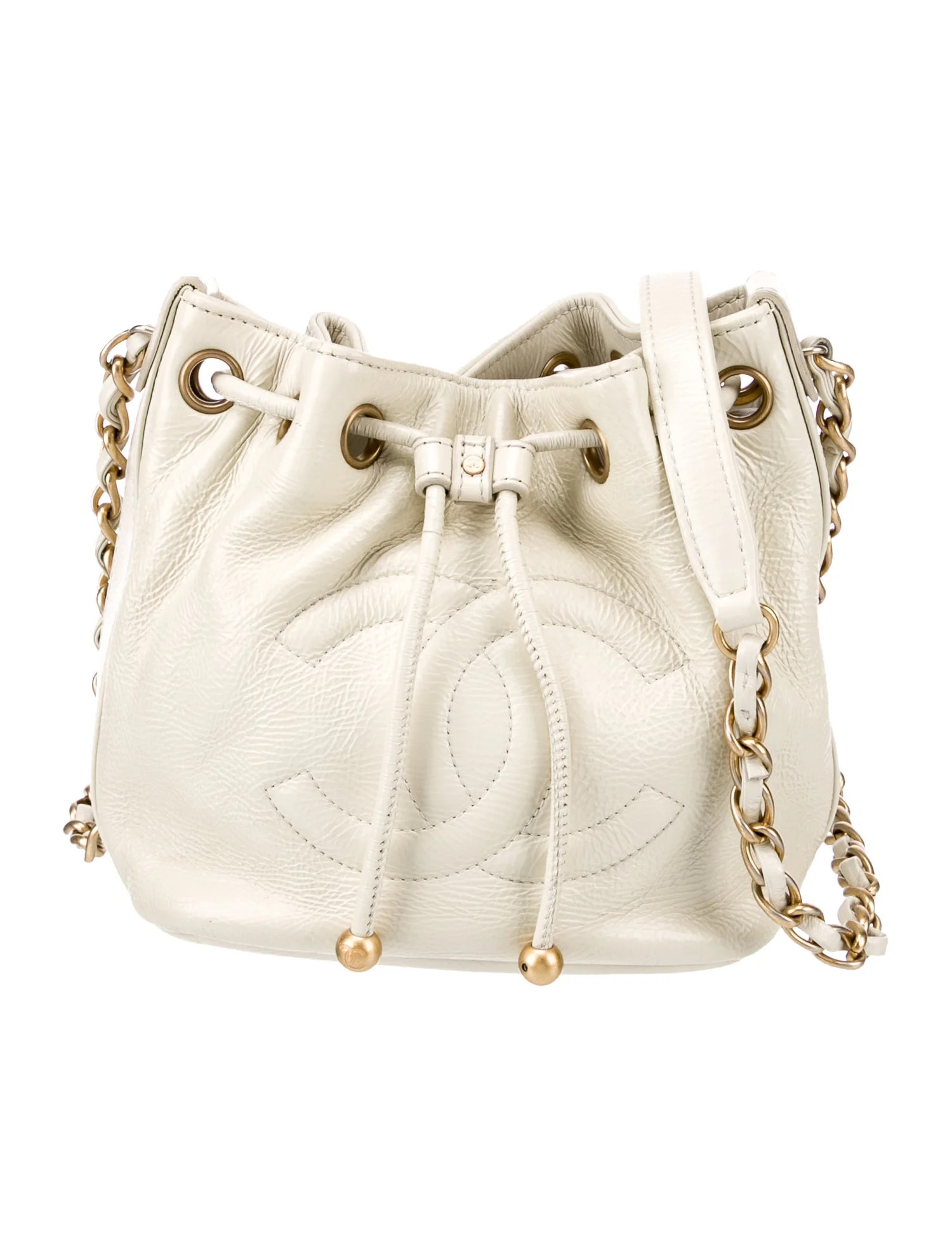 Small Drawstring Bucket Bag | The RealReal