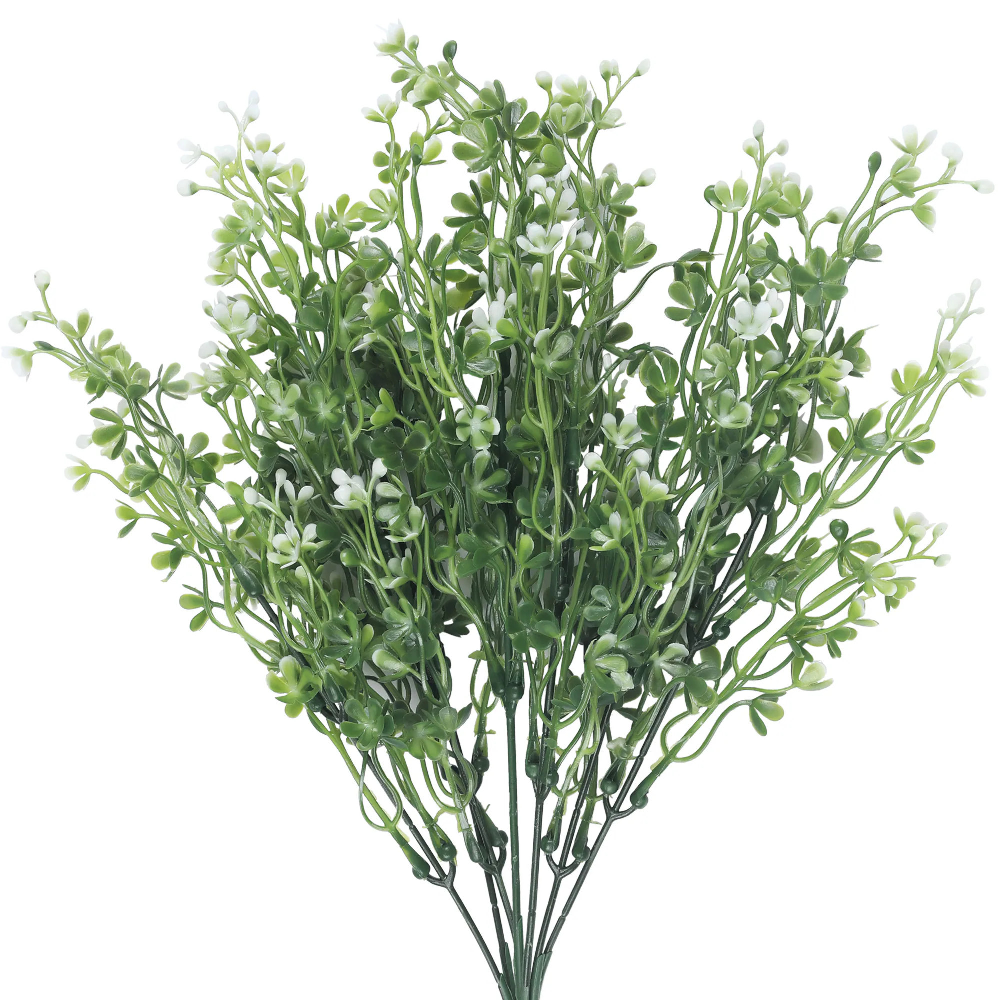 Unique Bargains 4 Pack Artificial Plants Faux Grass Greenery Fake Outdoor Plants for Home Decor Fake Tall Grass Plant for Garden Porch Window Box | Lowe's