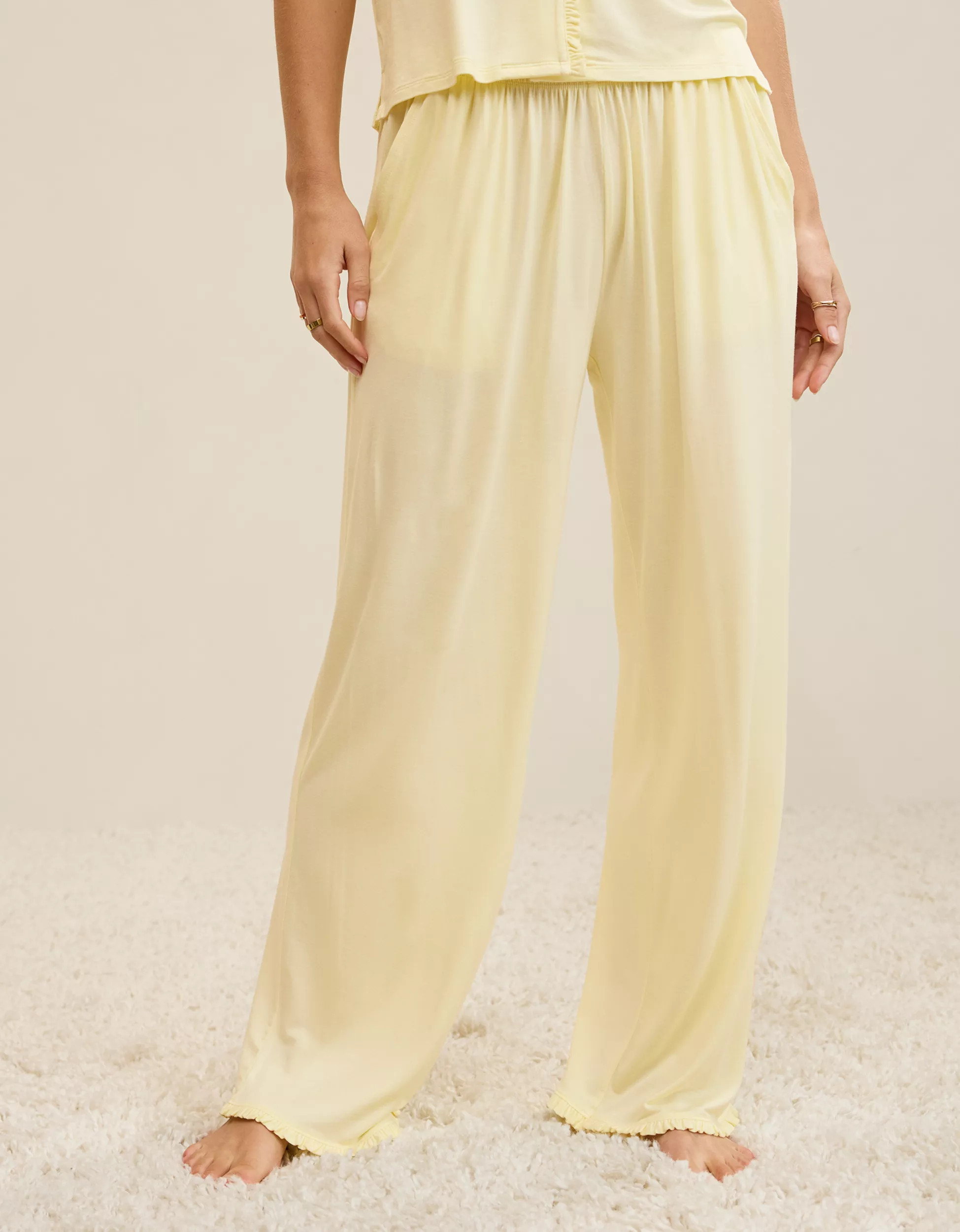 Aerie Real Soft® Ruffle Trouser PJ Pant | Aerie