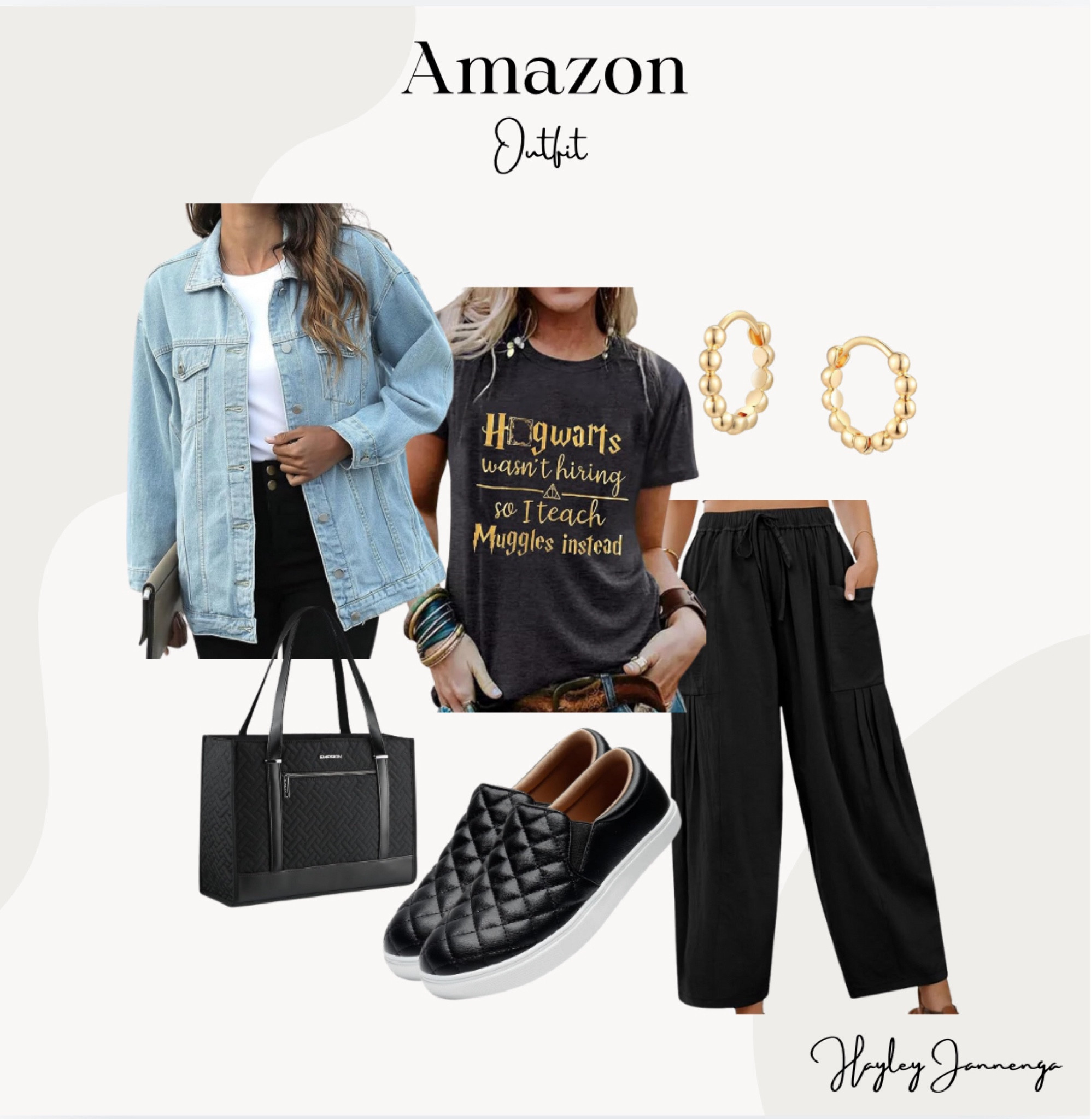 Amazon outfit inspo
Teacher
Workwear
Casual
Business casual
Slip on sneakers
Date night 
Shoes 
Pants
Gold jewelry 
Bag
Travel wear
Denim jacket
Tee
Graphic 

#LTKItBag #LTKShoeCrush #LTKWorkwear