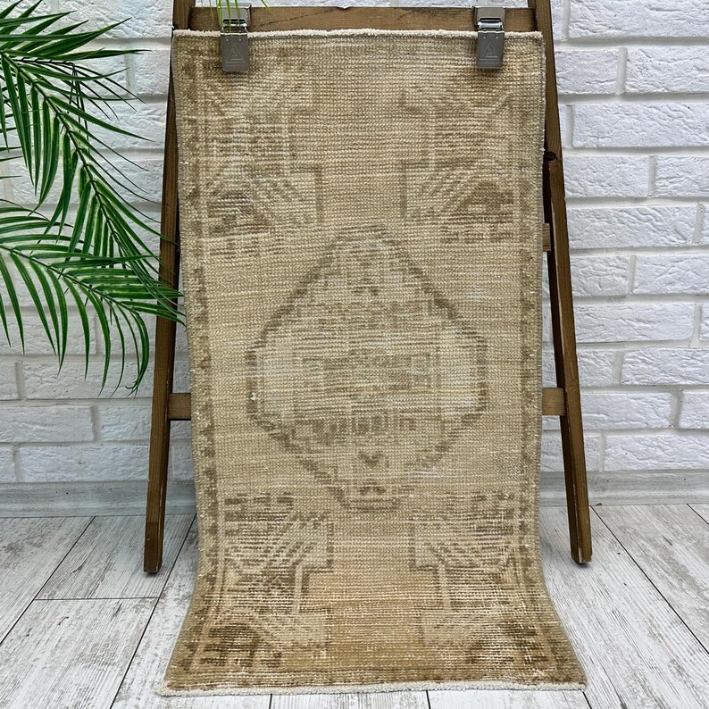1x2 Vintage Rug, Small Bath Turkish Rug, Small Area Rug, Kitchen Rug, Turkish Rug 1x2, Small Rug,... | Etsy (US)