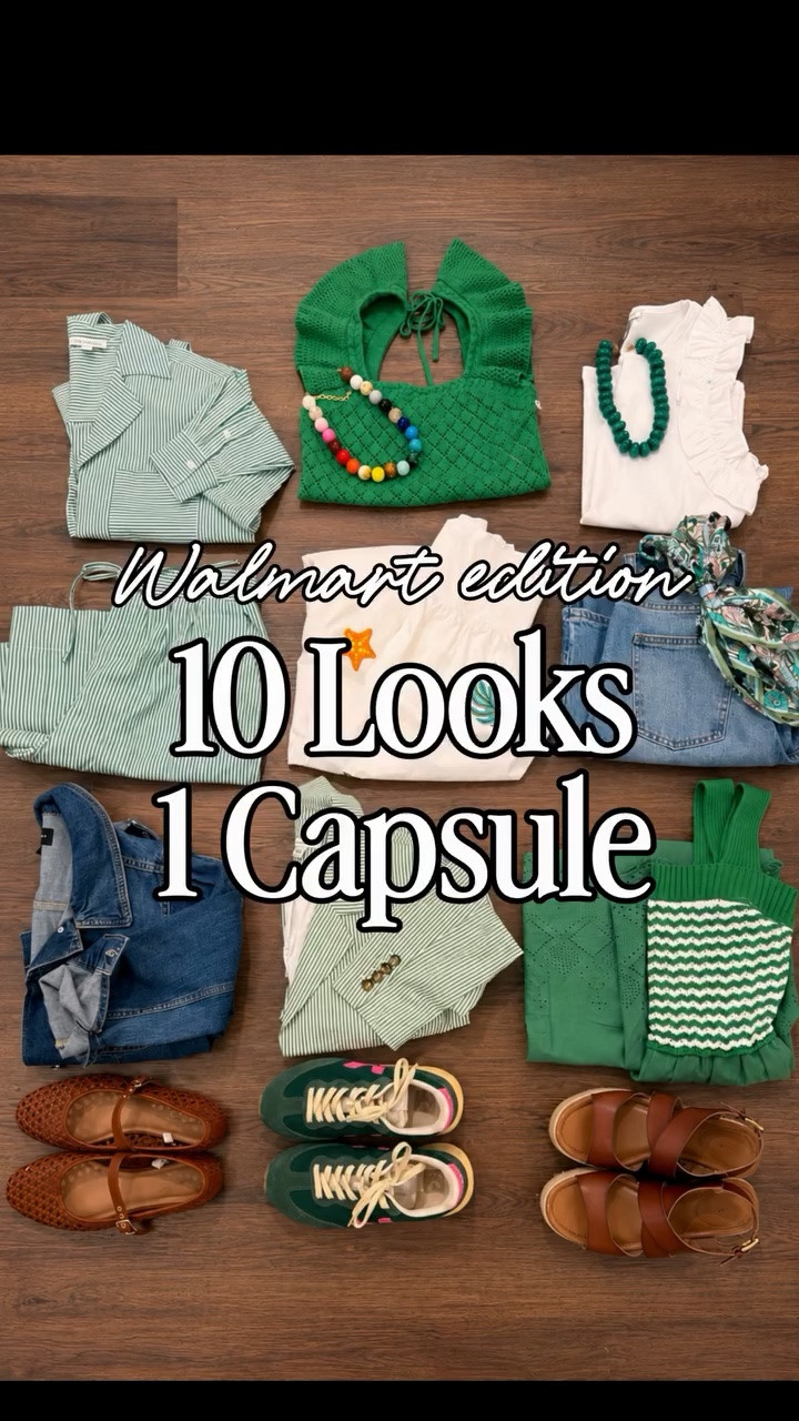 Comment WALMART and I’ll send you every link! 

I challenged myself to create multiple looks using just a handful of mix-and-match pieces, and this green capsule did not disappoint. From casual denim days to teacher-ready outfits and weekend looks, every piece works together so you get more wear out of every purchase.

Everything is from Walmart, affordable, and easy to mix, match, and repeat.

Walmart fashion, Walmart capsule wardrobe, teacher outfits, affordable style, mix and match outfits, back to school fashion, teacher wardrobe, capsule closet, outfit ideas, green capsule wardrobe, Walmart finds, everyday style, workwear outfits, casual chic, budget-friendly fashion.

#LTKootd #LTKgrwm #LTKmomlife

https://liketk.it/6i7vu