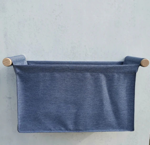 Blue Organizer/storage Basket/waterproof Pocket/hanging - Etsy | Etsy (US)