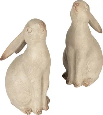 Charming Resin Rabbit Bookends, Grey | Nordstrom
