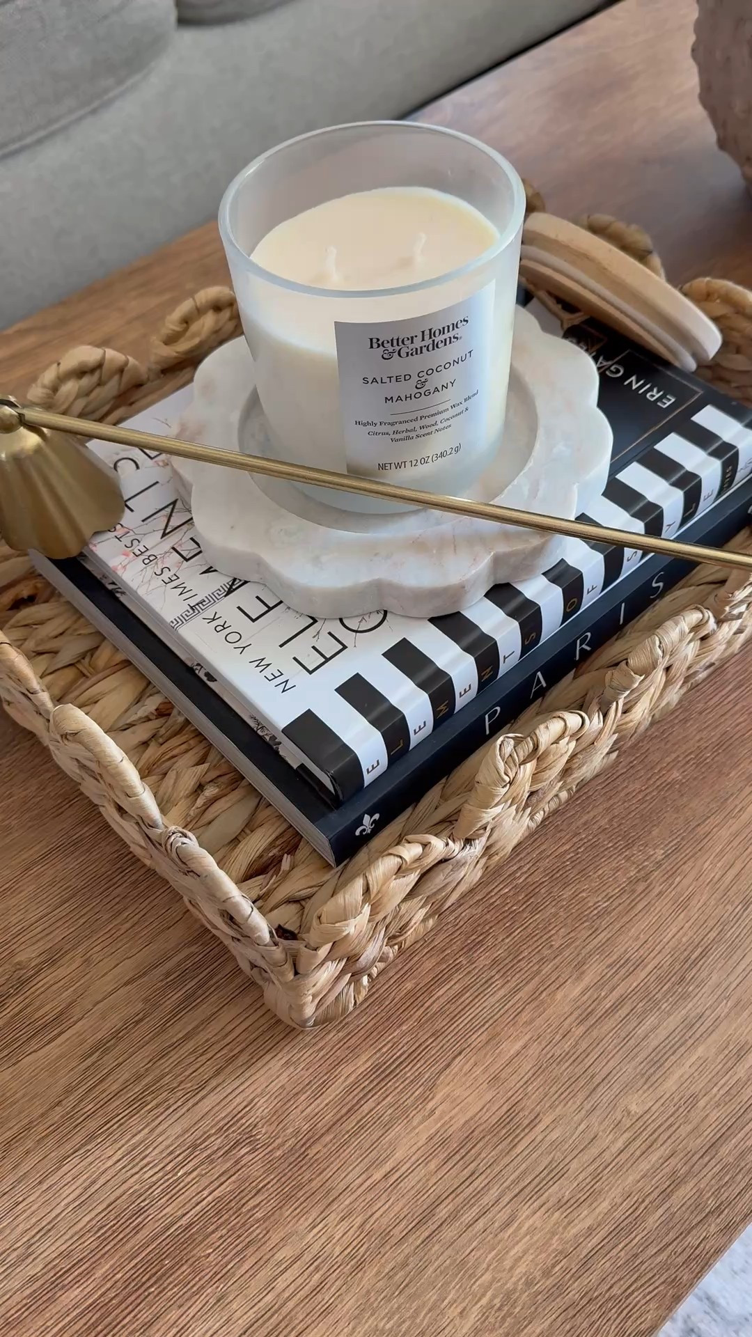 Spring decor: 
11" x 14" Scalloped Woven Natural Water Hyacinth Decorative Tray from Walmart. Very cute and affordable, just $16. And the most realistic peonies from Amazon. 




Spring refresh, Walmart scalloped tray, decorative tray, coffee table decor, decorations, spring decor, decorative books, #LTKFindsUnder50 #LTKWatchNow 

#LTKmomlife #LTKHome #LTKSeasonal