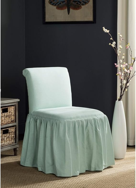 Safavieh Mercer Collection Ivy Robins Egg Blue Vanity Chair | Amazon (US)