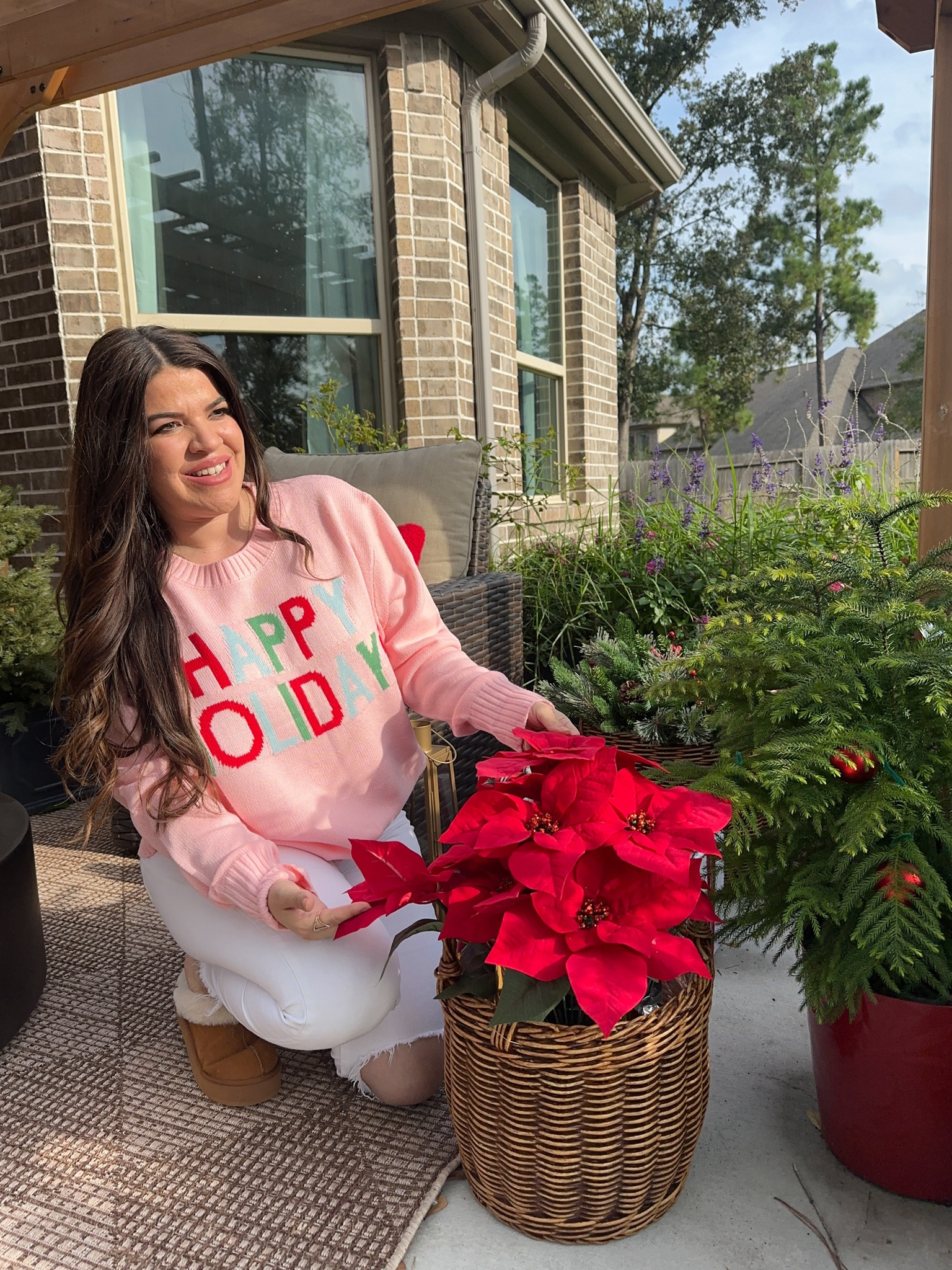 Obsessed with my new pink holiday sweater! It’s on sale too! #holiday #holidayfashion 

#LTKHoliday #LTKStyleTip #LTKSaleAlert