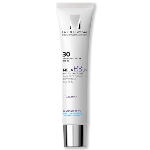 La Roche-Posay Mela B3 UV Daily Sunscreen, Face Moisturizer With SPF 30 + Anti-Aging Melasyl + 5% Niacinamide, Helps Correct & Protect From Sun Damage, Face Sunscreen With No White Cast, 40ML | Amazon (US)