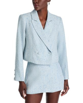 AQUA Tweed Blazer - Exclusive  | Bloomingdale's Women | Bloomingdale's (US)