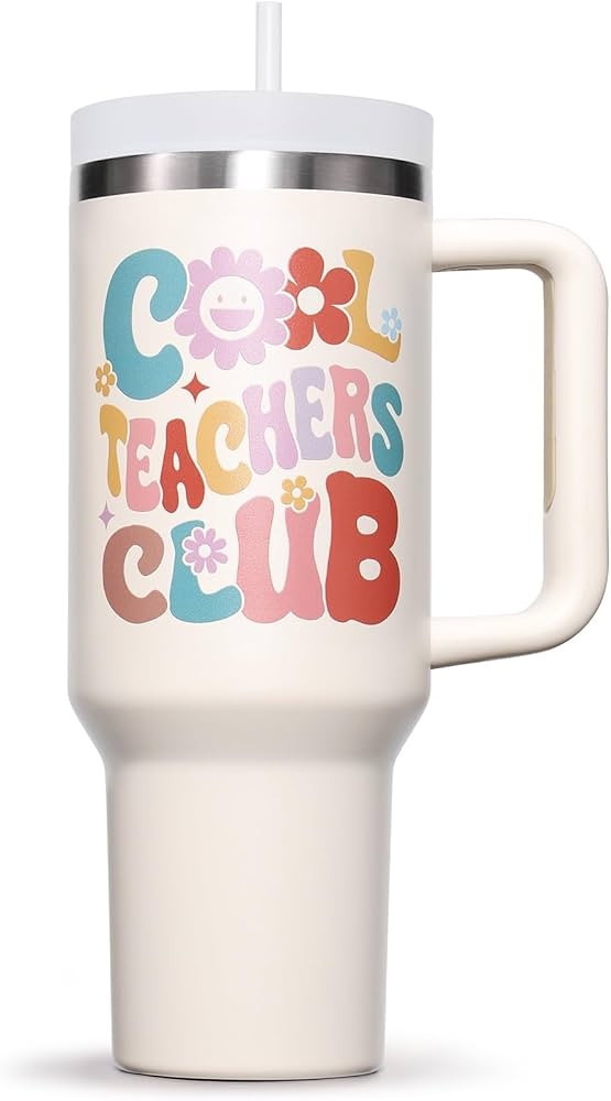 Fimibuke Christmas Gifts for Teacher from Students - 40 OZ Tumbler with Handle Teacher Gifts for ... | Amazon (US)