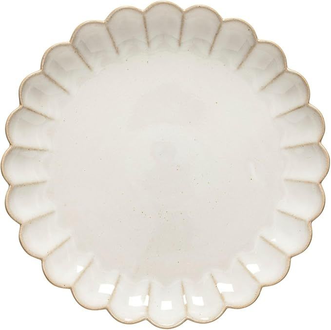 Costa Nova Ceramic Stoneware 11" Dinner plate- Marrakesh Collection, Sable Blanc| Microwave & Dis... | Amazon (US)