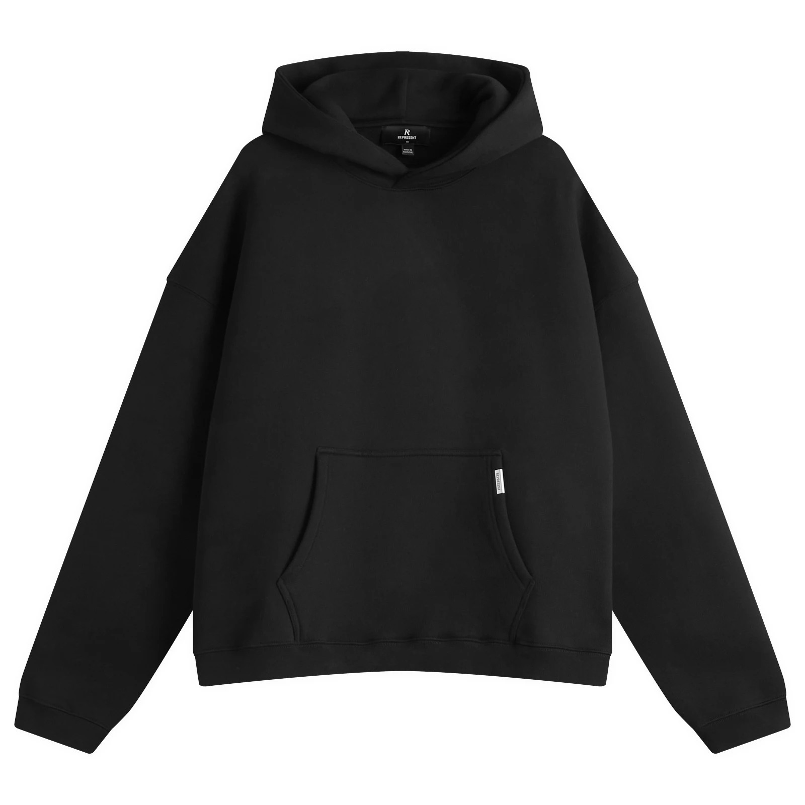 Represent Men's Initial Boxy Hoodie Black | END. Clothing