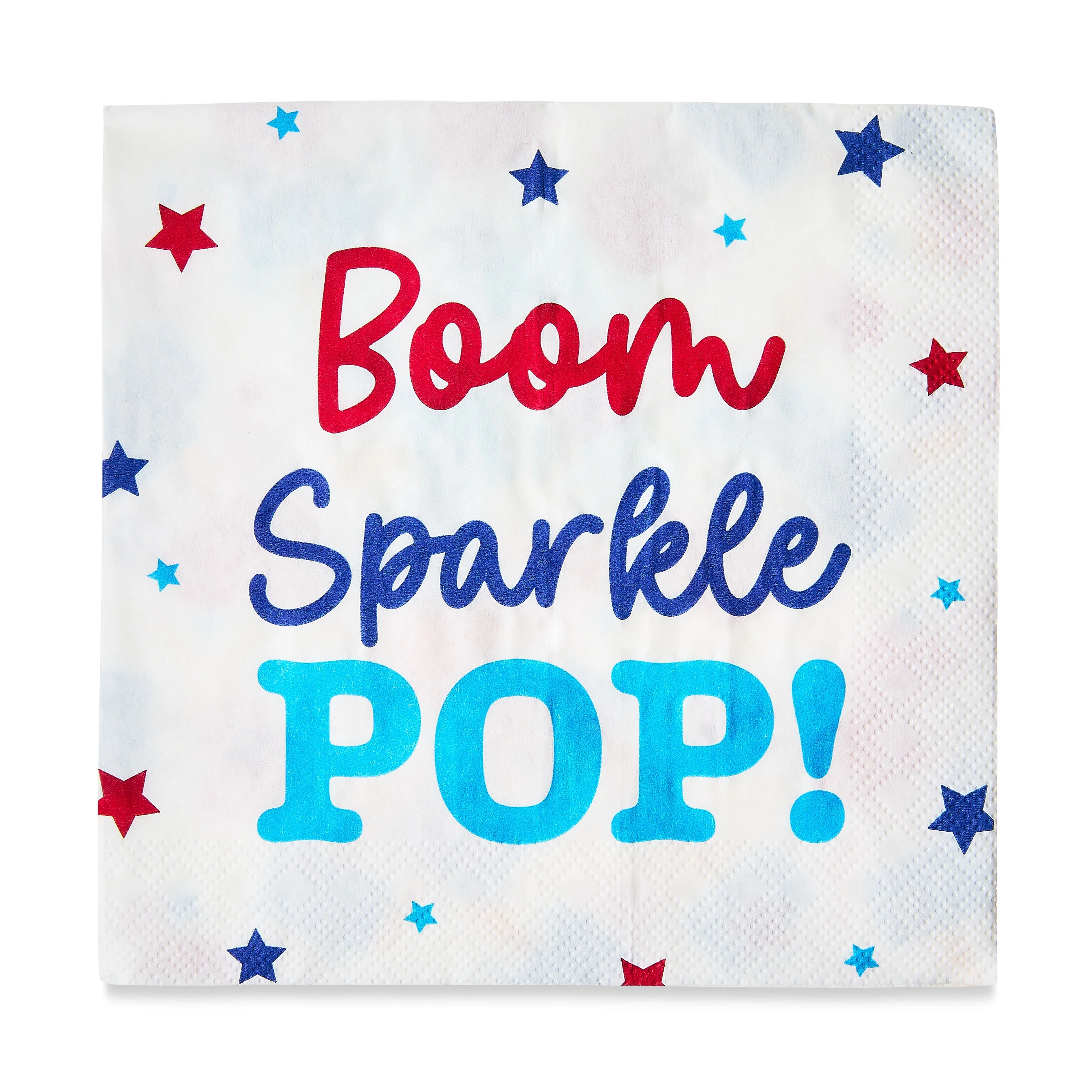 Patriotic Red, White &  Blue Popsicle 6.5" Paper Napkins, 16 Count, by Way To Celebrate | Walmart (US)