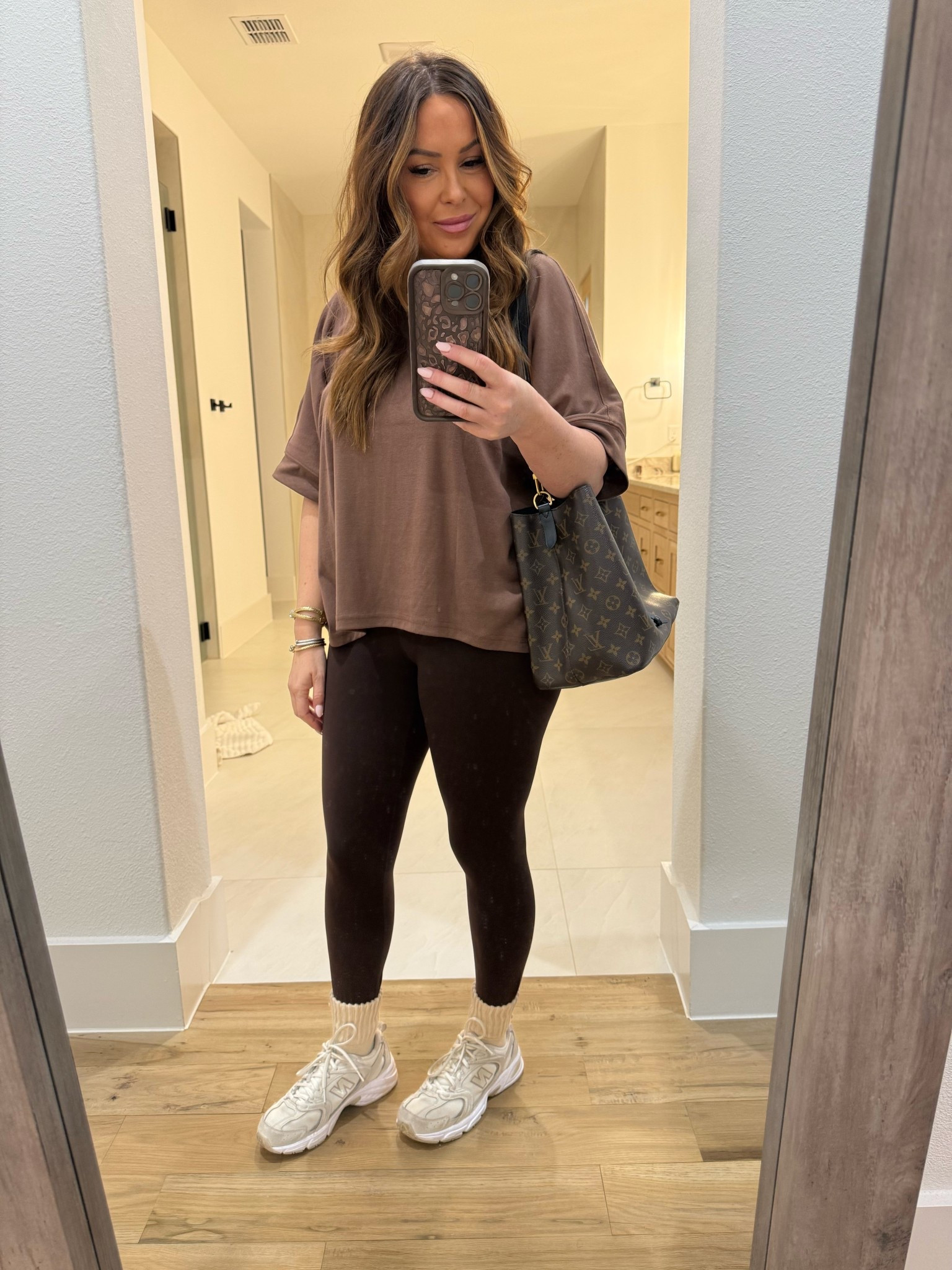 Running errand outfit. Day 8 of keeping myself accountable. I love monochromatic outfits. Brown. Tan 

#LTKootd #LTKActive #LTKmomlife