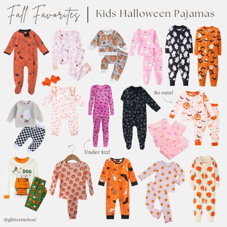 Fall favorites for kids pajamas 

#LTKsalealert #LTKkids #LTKSeasonal