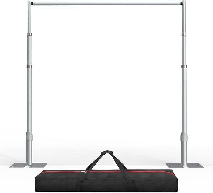 EMART 10x10ft Heavy Duty Backdrop Stand Kit, Adjustable Pipe and Drape Photo Booth Frame for Wedd... | Amazon (US)