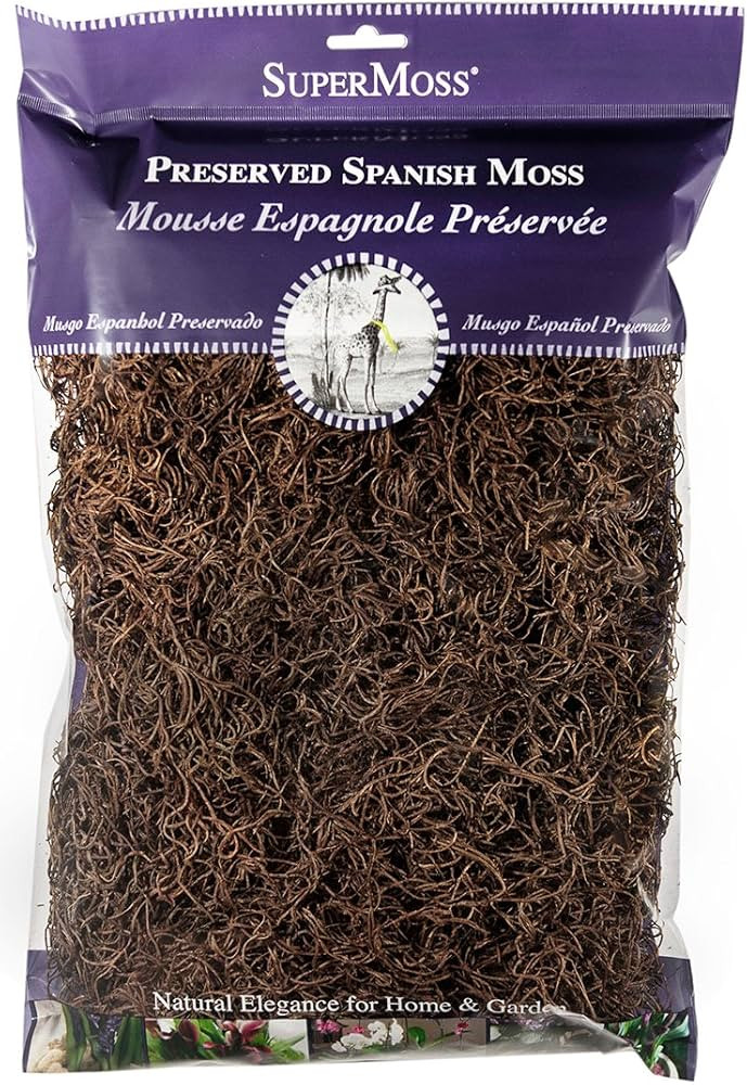 SuperMoss (26972) Spanish Moss Preserved, Coffee, 8oz (200 cubic inch) | Amazon (US)