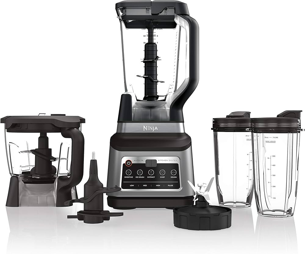 Ninja BN801 Professional Plus Kitchen System, 1400 WP, 5 Functions for Smoothies, Chopping, Dough... | Amazon (US)