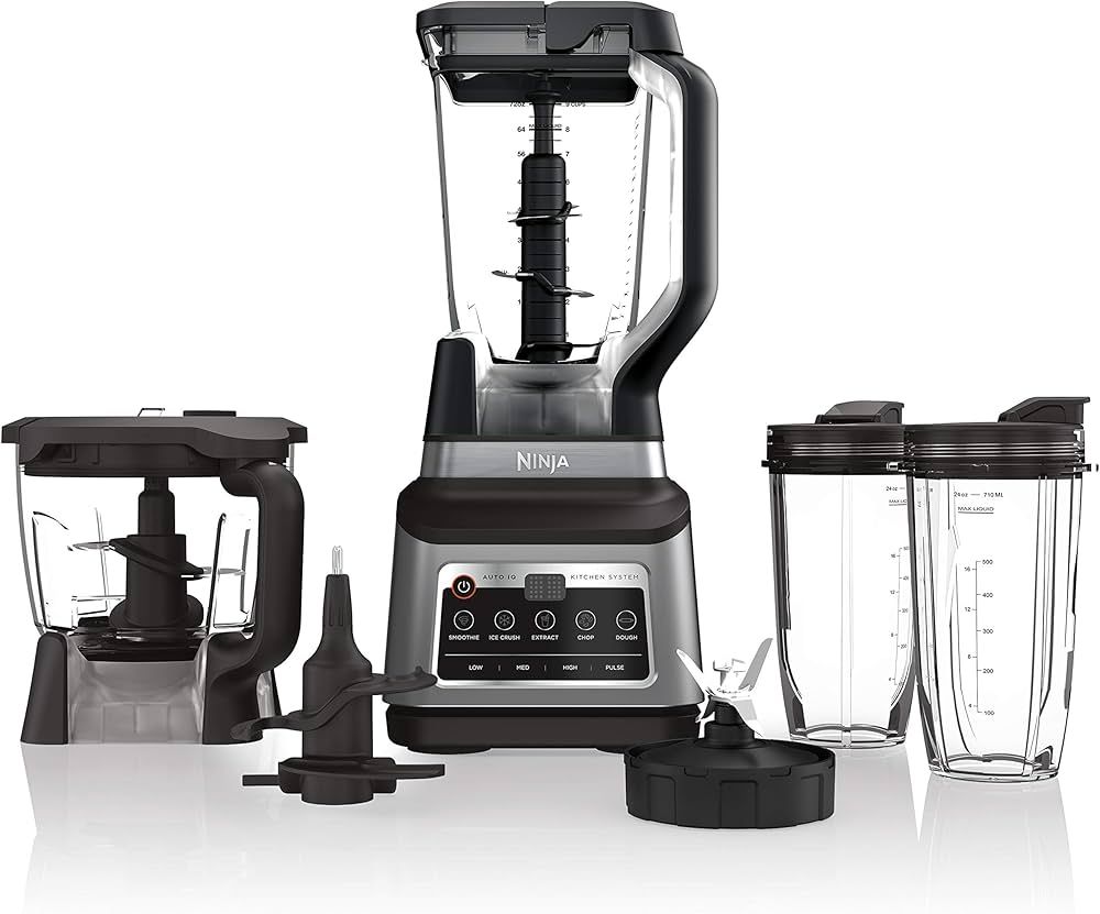 Ninja BN801 Professional Plus Kitchen System, 1400 WP, 5 Functions for Smoothies, Chopping, Dough... | Amazon (US)
