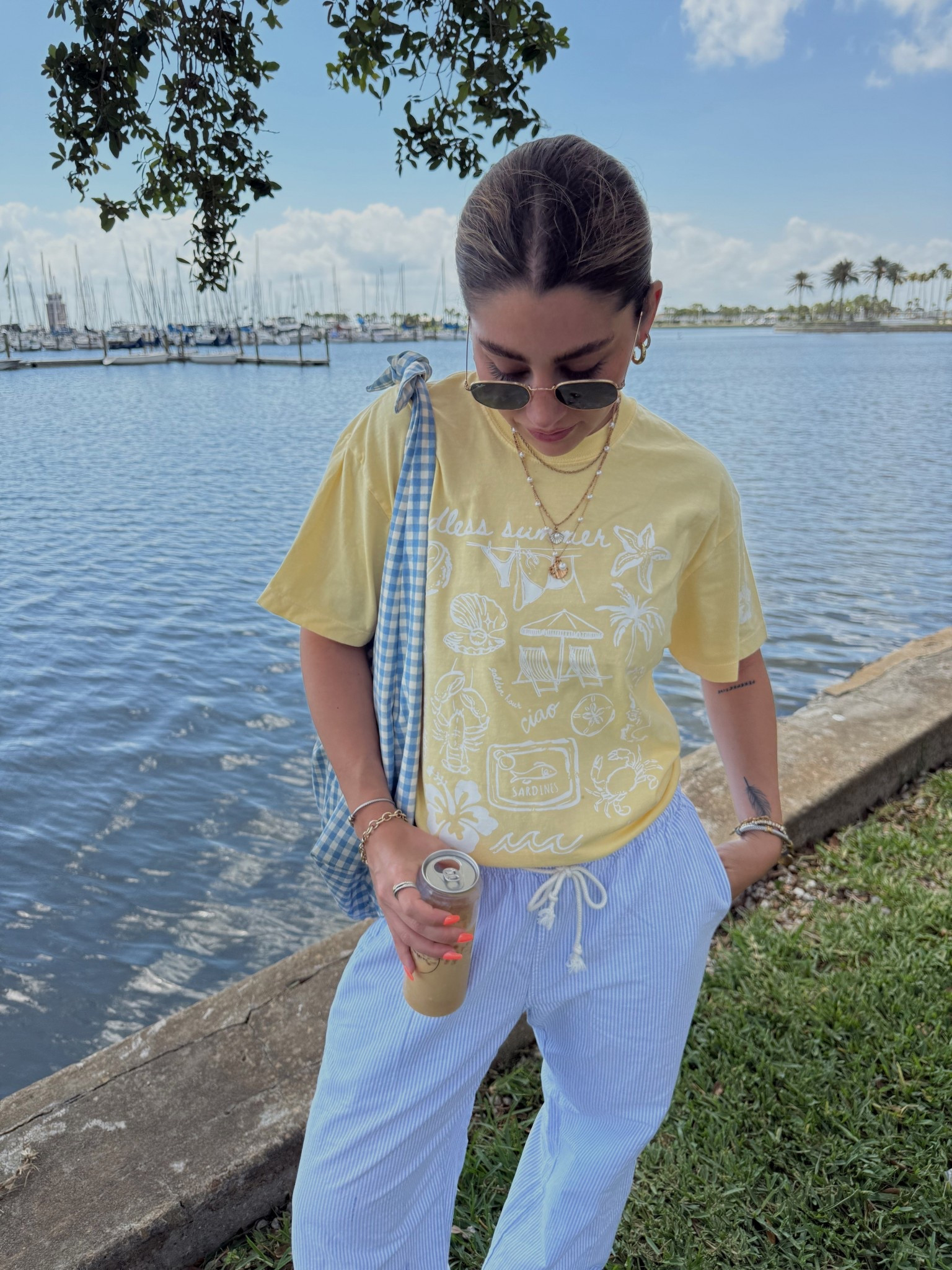 morning coffee date before a beach day ootd🐚🌊🌴 

#LTKSummerEdit #LTKSeasonal #LTKGiftGuide