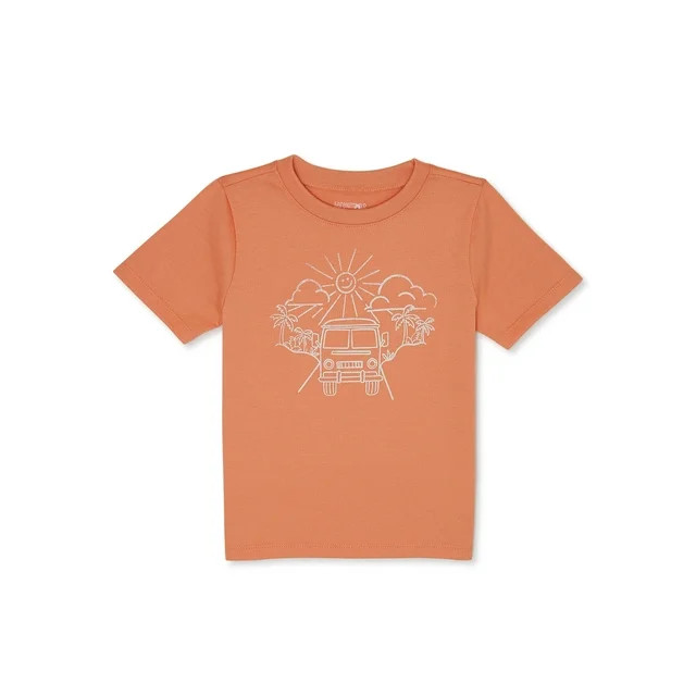 Garanimals Toddler Boy Short Sleeve Graphic T-Shirt, Sizes 18M-5T | Walmart (US)